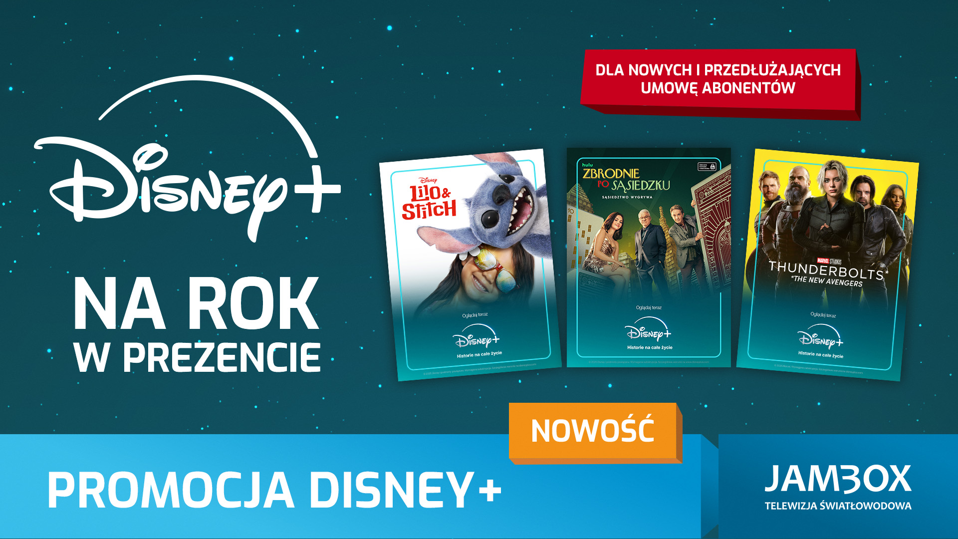 Promocja Disney+ w JAMBOX