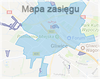 Mapa zasięgu